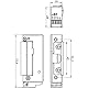 Türöffner 5U6X10, 9-24 V, Standard, mit Rückmeldung, ohne Schließblech
