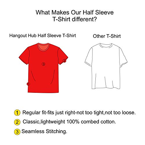 Image of Hangout Hub HH100 Family-Men's Women's & Boy's |Cotton | Printed Regular Fit T-Shirts |Set of 3 | Matching Twinning Family Tees