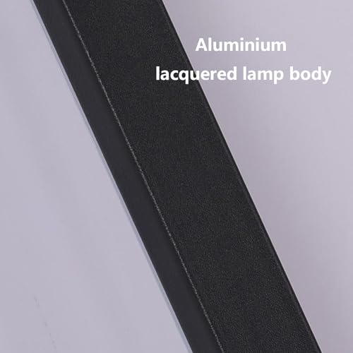 Lámpara de aluminio de pared LED de 80cm acabado oro de lujo para interior 4