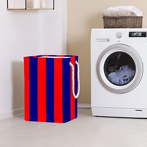 Panier linge de rangement rayures poignée durable de chambre - 3