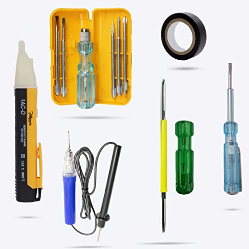 Image of Hillgrove HGCM433M1 Electrical Non Contact Voltage Tester with Electrical Tape+5in1 Screwdriver Kit+Line Tester+Continuty Tester+2in1 Screwdriver