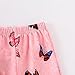 Cakaner Girl's 2 Piece Outfits Butterfly Print Fashion Hoodie Sweatshirts and Jogger Sweatpants Set Fall Clothes (7-8T)