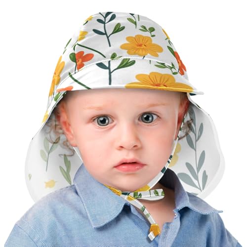 Baby Sun Hat Boy Hats Girl Sun Protection Wide Brim Traveling Camping Hat2