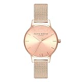 (オリビアバートン) OLIVIA BURTON レディース 腕時計 30mm OB16MD84 SUNRAY DIAL MIDI DIAL ROSE GOLD MESH (並行輸入品) [並行輸入品]