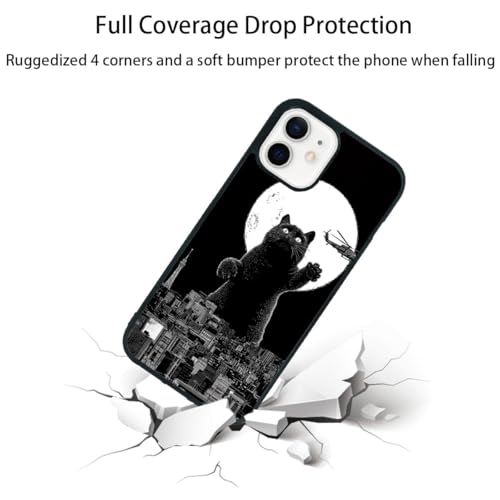 Étui antichoc iPhone 12 manga chat coque résistante
