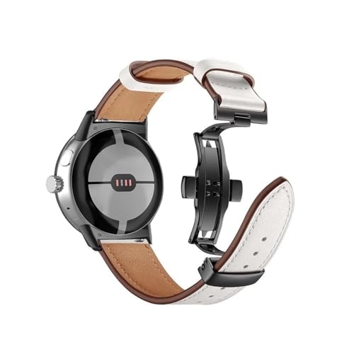 [LOKLNEYK] �{�v�܂肽���݃o�b�N���o���h�ɓK������Google Pixel Watch 2/1(Black button white)