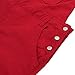 LONGBIDA Men's Denim Bib Overalls Fashion Slim Fit Jumpsuit with Pockets(Red,L)