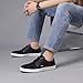 ANALEAF Mens Casual Oxfords Fashion Sneakers Soft Comfortable Lace-Up Dress Shoes Black