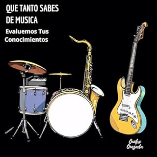 Diseño de la portada del título Qu&eacute; Tanto Sabes De Musica - Evaluemos Tus Conocimientos