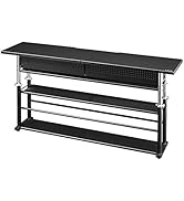 Bauhutte( バウヒュッテ ) エクステンションデスク ラージ 昇降式 モニター台 ディスプレイ スタンド ( 幅 140 × 奥行 35 高さ 59~80 cm ) ブラック BHC-1...