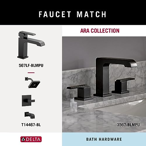 Image of Delta Towel Rack | 18 Inch Matte Black Towel Bar for Bathroom, Kitchen | Ara Accessories