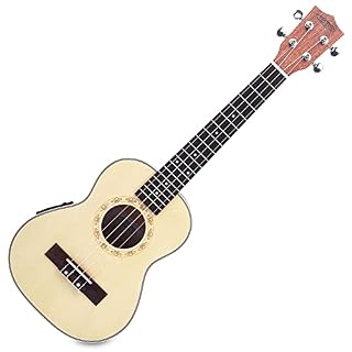 Classic Cantabile UT-260PU S 26″ » ukulélé ténor avec lecteur de son - Les Beatles, Paul McCartney, John Lennon, RIngo Starr, George Harrison