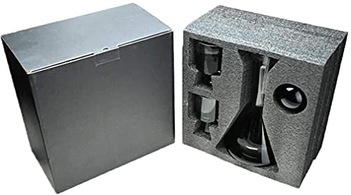 Karafset Whiskykaraf Wijnkaraf Wijnkaraf, Smokey Gradient Kristalglas Rode Wijnkaraf Met 2 Creatieve Glazen, 100… - Afbeelding 7