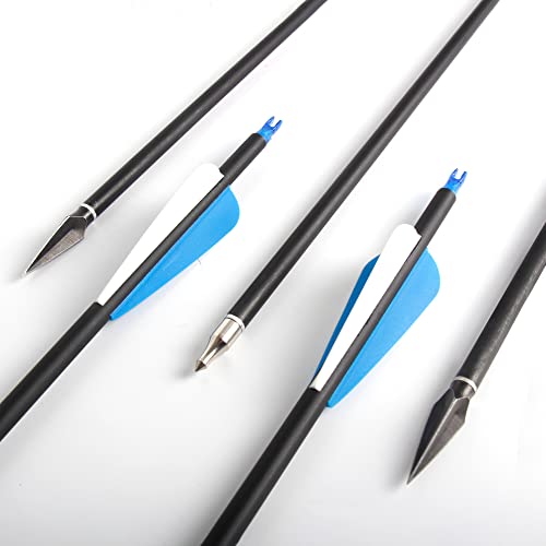 The7Box 40Lb 53" Archery Set,Recurve Bows For Adults Right Hand With 6 Mixed Carbon Arrows, 3 Broadheads, Arrow Holder, Single Needle Sight For Beginner Outdoor Hunting And Target Practice #TOP6