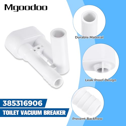 Image of 385316906 Vacuum Breaker Kit, RV Toilet Vacuum Breaker Kit for Dometic Sealand VacuF Lush Traveler Toilets Without Handle Sprayer Hook Up