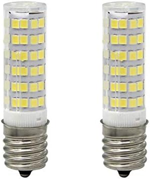 LED Daylight Bulb with E17 Intermediate Base,120 Volt,5000k,550lm,Equivalent 40w to 60 watt Incandescent,Replaces T7/T8/S11 Light Bulb (Pack of 2)