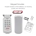 Genie Garage Door Opener Wireless Keyless Keypad - Safe & Secure Access - Compatible with All Genie Intellicode Garage Door Openers - Easy Entry into the Garage With a PIN - Model GK-R, White