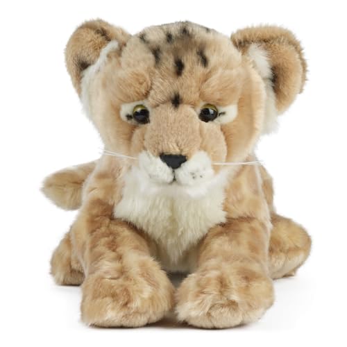 Lionceau Peluche Living Nature compagnon de nuit 35 cm