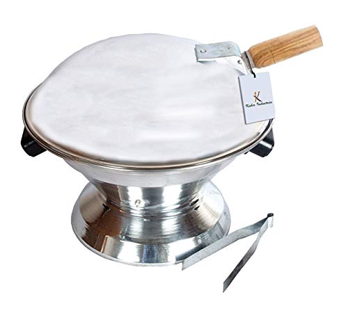 Kuber Industries Aluminium Multi Purpose Oven, Gas Tandoor, Barbeque Griller/Bati/Pizza Maker Set of 1 Pc KUBMART2157