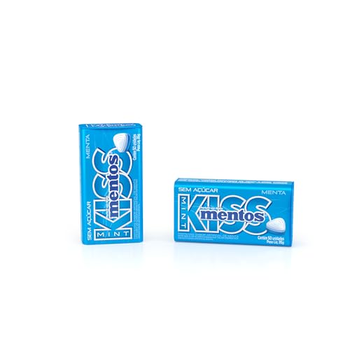 MENTOS Pastilha Sem Açúcar Mentos Kiss Mint | 35G