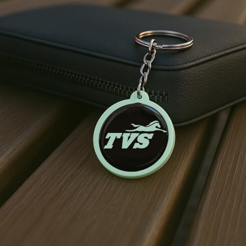 Image of Mi Glow Store Glow in Dark Keychain for Bike Men | Gift for Man | Bike Accessories | Charges in Light Glows in Dark | Key chain for Bike