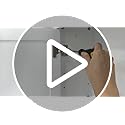 Spirich Over The Toilet Storage Cabinet, Bathroom Shelf Over Toilet, Bathroom Storage Cabinet Organizer, White