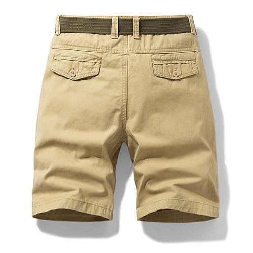 Short cargo militar de algodón para hombre miniatura 2