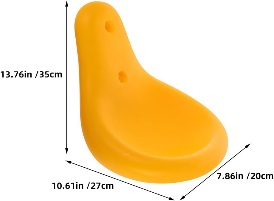 2pcs Plastic Playground Seesaw Replacement Seat Uv Protected Fade Resistant Impact Absorbing Cushioned Seat for Parks and Community Areas Safe Play