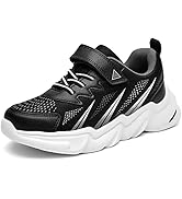 RomenSi Boys Girls Running Shoes Kids Athletic Tennis Breathable Lightweight Walking Sneakers for...