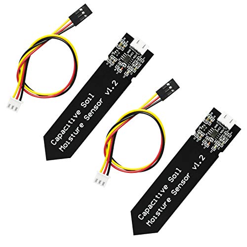 Gikfun Capacitive Soil Moisture Sensor Corrosion Resistant For Arduino Moisture Detection Garden Watering Diy (Pack Of 2Pcs) Ek1940 #TOP1