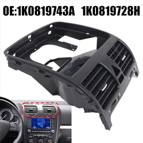 Calandres ventilation Golf MK5 et Jetta panneau climatisation