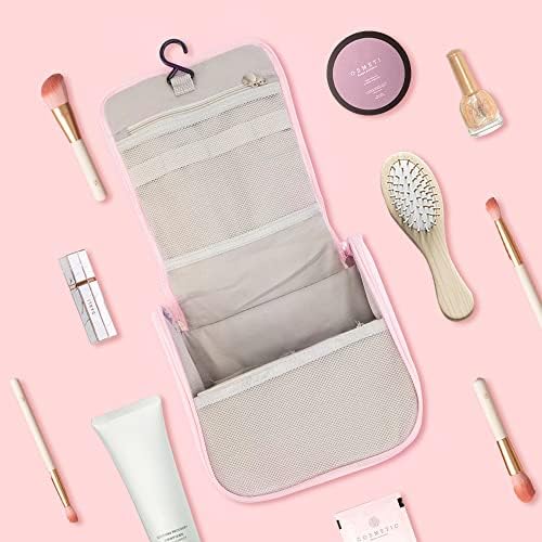 Toiletry Bag for Women, Hanging Toiletry Bag, Travel Toiletry Bag for Women, Toiletry Bag, for Travel-Sized Toiletries Organizers, Makeup Traveling Organizer (pink) 5 Toiletry Bag for Women, Hanging Toiletry Bag, Travel Toiletry Bag for Women, Toiletry Bag, for Travel-Sized Toiletries Organizers, Makeup Traveling Organizer (pink)