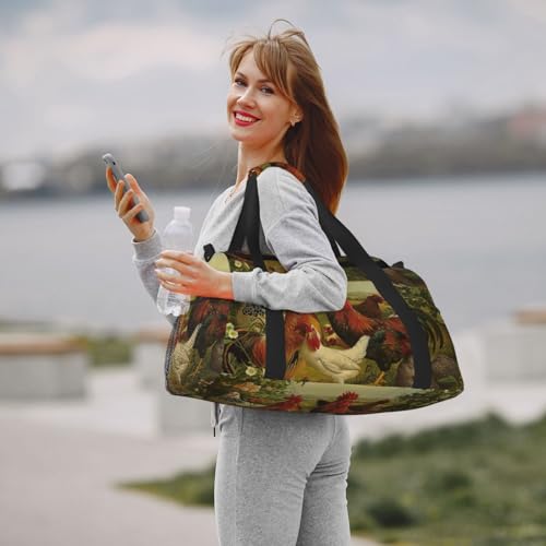 Sac de voyage avec imprimé ferme finis les bagages trop lourds en cabine - 6