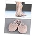 SOESFOUFU 1pair Elastic Band Ballet Dance Shoes for Adults Half Sole Toe Protectors for Yoga Modern Dance and Ballet Non- Breathable Design