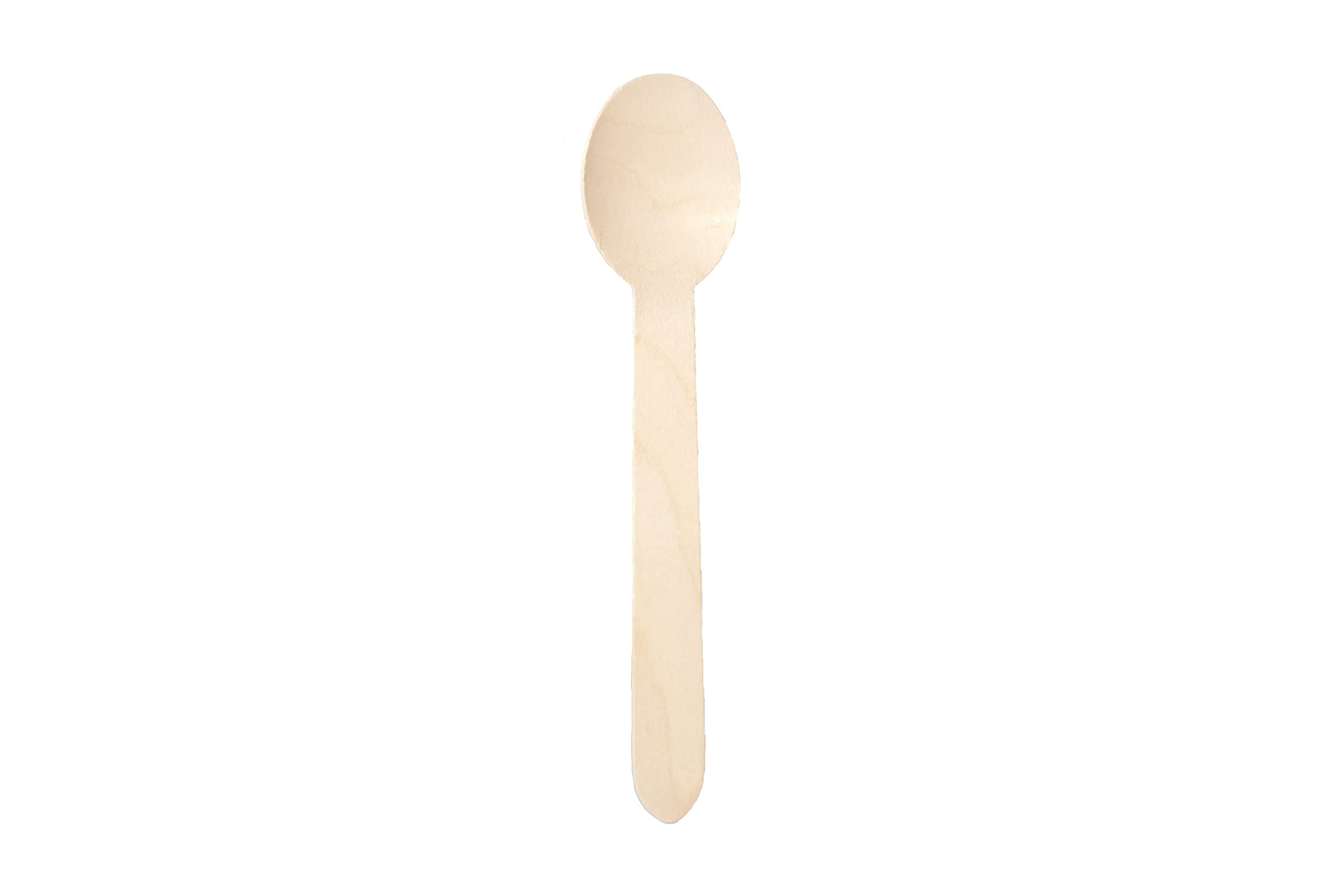 Cucharas de madera. Biodegradables y compostables 1000 uds de 165 mm.