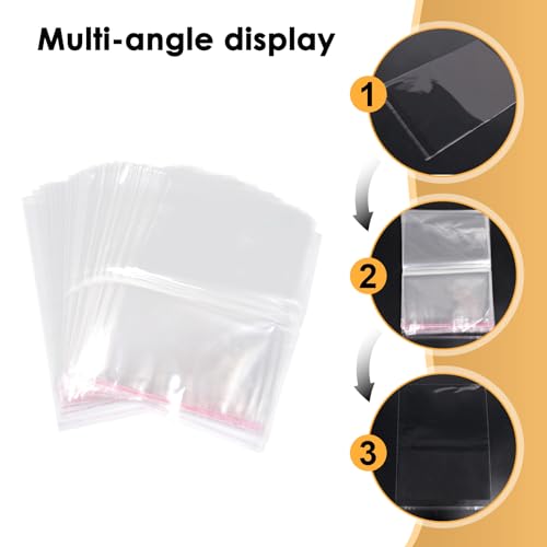 Bolsas plásticas A3 con cierre hermético autoadhesivo para proteger documentos y ropa 5