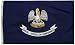 Louisiana State Flag 3x5 ft. Nylon SolarGuard Nyl-Glo 100% Made in USA to Official State Design Specifications by Annin Flagmakers.  Model 142160