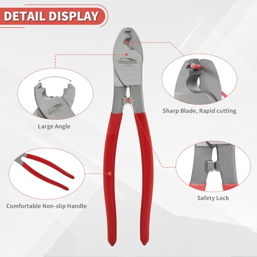 Image of 4-Piece 8 Inch Bolt Cutter Pliers Set with Toolbox