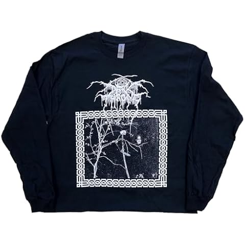 Razamataz Darkthrone 'Under A Funeral Moon' (Black) Long Sleeve Shirt, Black, Medium Cover