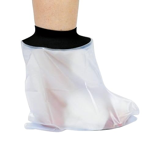 Cubierta impermeable para adultos, para ducha, protector de pie para mantener los vendajes y yesos secos