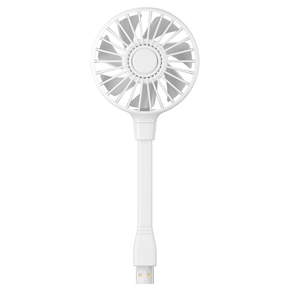 pizarra USB Fan Mini Fan with Swan Neck Flexible Cooling Fan Portable Fan for Laptop Mobile Pc Home Office White