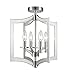 Z-Lite 6008SFC-BN 4 Light Semi Flush Mount, Brushed Nickel