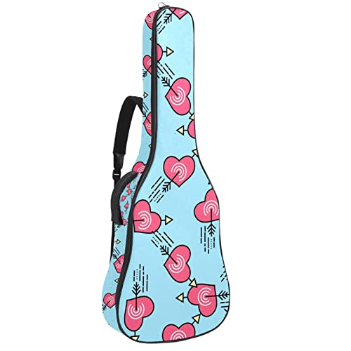 Housse de guitare acoustique Van Gogh 42.9x16.9x4.7 in étanche avec organisateur Couleur 7