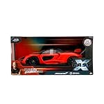 Jada Toys McLaren Senna - Fast & Furious 1:24 Scale Die-Cast Vehicle – Detailed Interior, Opening Hood, Doors, and Trunk – Collectible Model Car for Ages 8+ - Orange/Black - Image 2