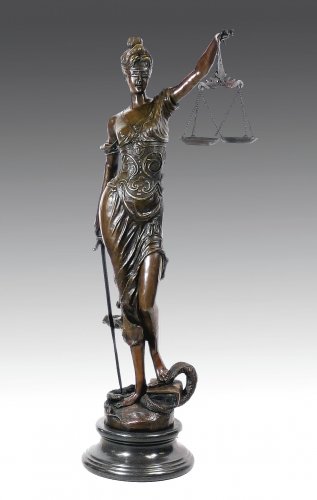 Justitia-Statue Kunst und Ambiente – XXL Justitia Göttin der Gerechtigkeit