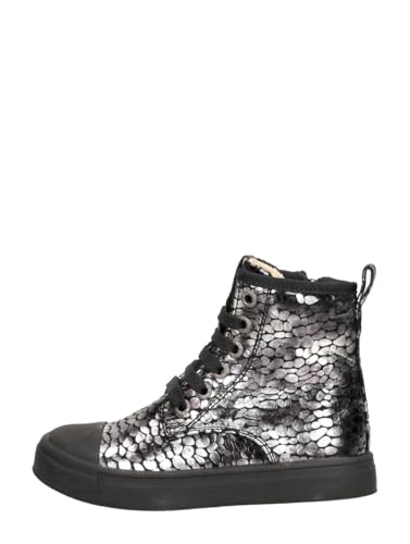 Chaussures à lacets Shoesme argentées parfaites pour briller dans la cour de récréation