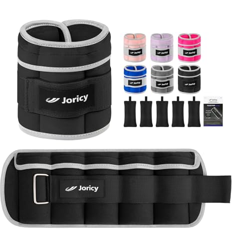 Image of Adjustable Ankle Weights for Women Men 1 2 4 5 6 8 10 LBS 1 Pair Leg Weights Wrist Hand Arm Weights with Removable Weight Strength Training Weight for Walking Running Gym Fitness Physical Therapy