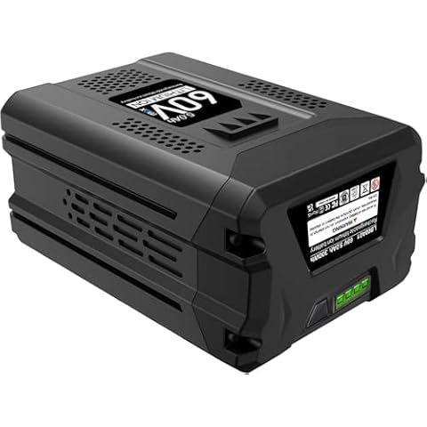 5AH Greenworks 60v battery LB60A01 Lithium Ion Battery Replacement for Greenworks LB60A00 LB60A01 LB60A02 LB60A03 battery,for all 60V Battery Greenworks Pro 60V Max Power Tools,Greenworks 60V battery Cover