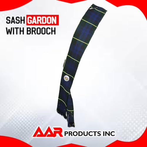 Image of AAR Womens Tartan Clan Sashes Ladies Brooch Scottish Highland - 90 x 10.5 Inches