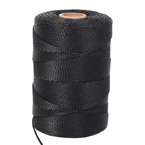 Black Nylon String 984ft 2mm Cord Twine for Garden Tomato Climbing